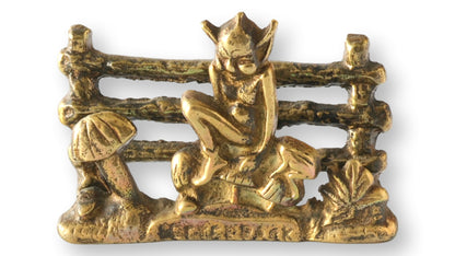 Circa 1900 English Brass Imp Letter Rack
