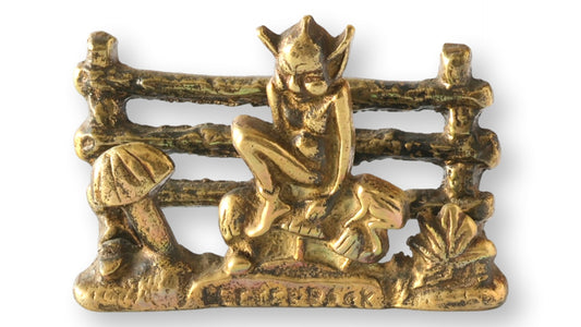 Circa 1900 English Brass Imp Letter Rack