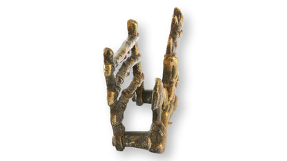 Circa 1900 English Brass Imp Letter Rack