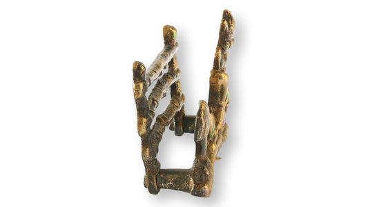 Circa 1900 English Brass Imp Letter Rack