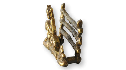 Circa 1900 English Brass Imp Letter Rack