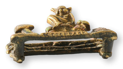 Circa 1900 English Brass Imp Letter Rack