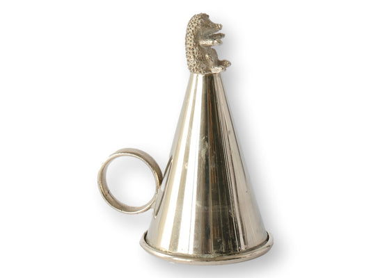 Midcentury English Silverplate Porcupine Jigger