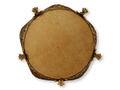 Hollywood Regency Ormolu Beveled Glass Jewelry Box