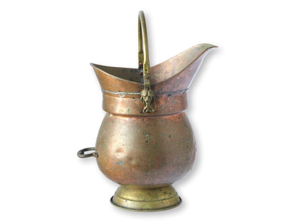 Antique English Copper and Brass Water Pot