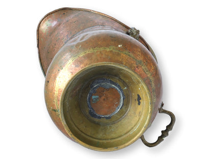 Antique English Copper and Brass Water Pot