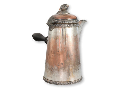 Antique Silverplate Chocolate Pot