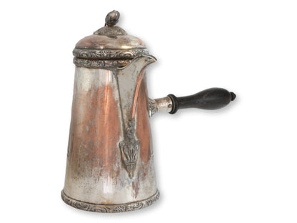 Antique Silverplate Chocolate Pot