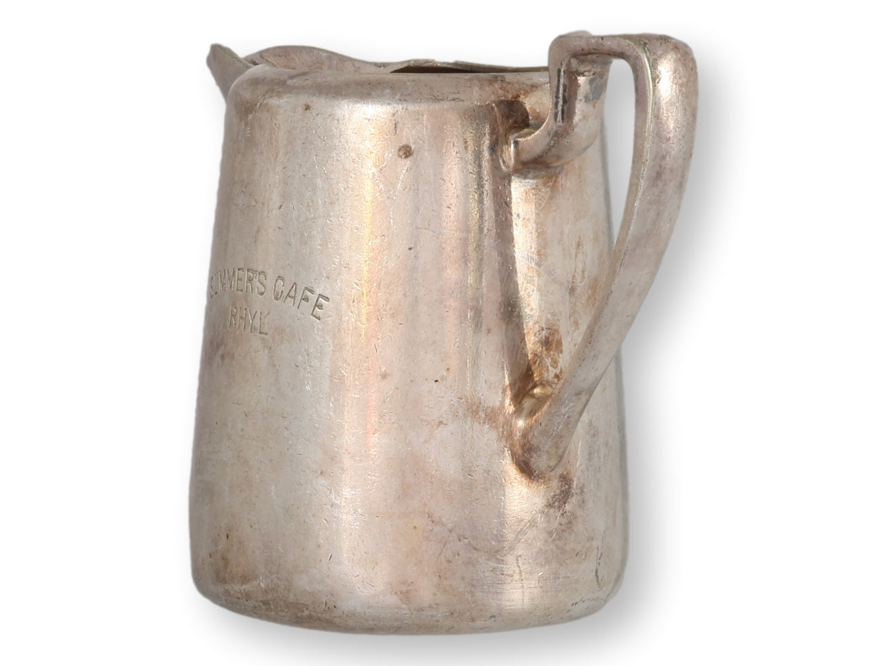Early 20th Elkington 'Summer's Cafe' Hotel Ware Table Pitcher