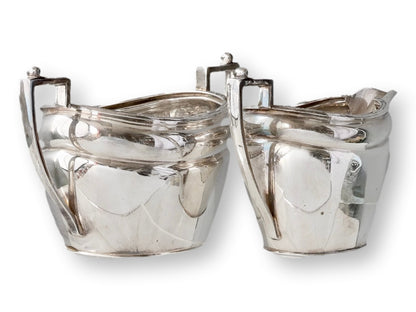 Art Deco English Silver-Plated Tea Set