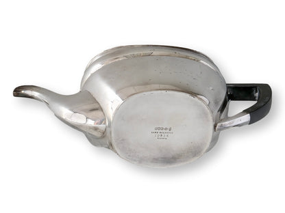 Art Deco English Silver-Plated Tea Set