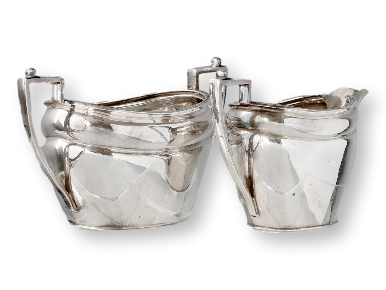 Art Deco English Silver-Plated Tea Set