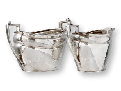 Art Deco English Silver-Plated Tea Set