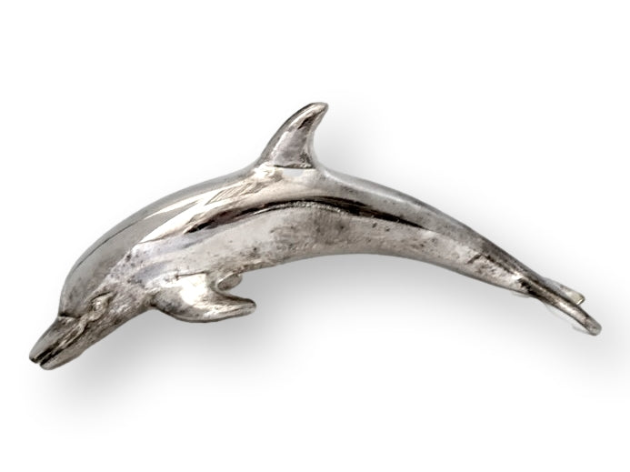 English Silverplate Dolphin Place Card Holders, Set of Six
