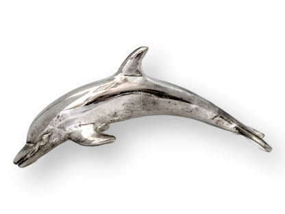 English Silverplate Dolphin Place Card Holders, Set of Six