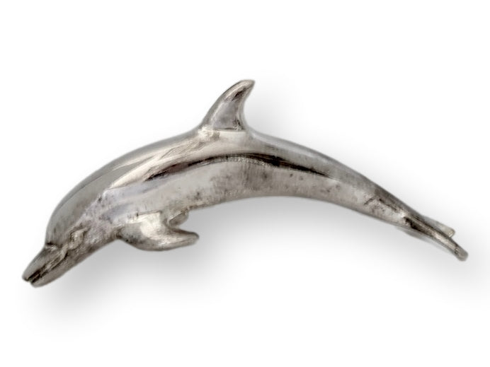 English Silverplate Dolphin Place Card Holders, Set of Six