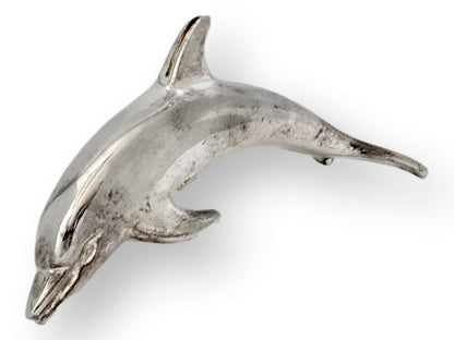 English Silverplate Dolphin Place Card Holders, Set of Six