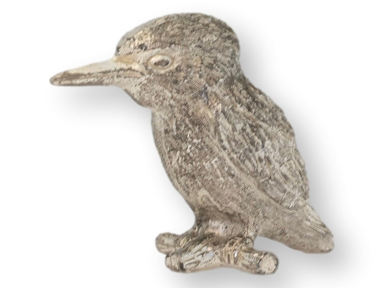 Mid-20th English Silverplate Baby Bird Paperweight