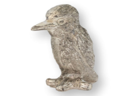 Mid-20th English Silverplate Baby Bird Paperweight