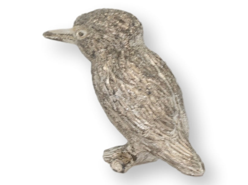 Mid-20th English Silverplate Baby Bird Paperweight