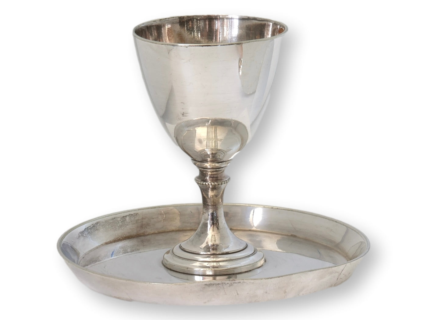 Vintage Clarence Hotel London Silver-Plate Egg Cups