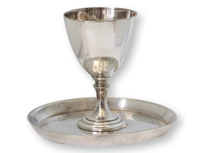 Vintage Clarence Hotel London Silver-Plate Egg Cups