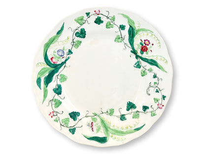 Rare Antique French Creil et Montereau Muguet Plates