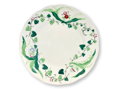 Rare Antique French Creil et Montereau Muguet Plates