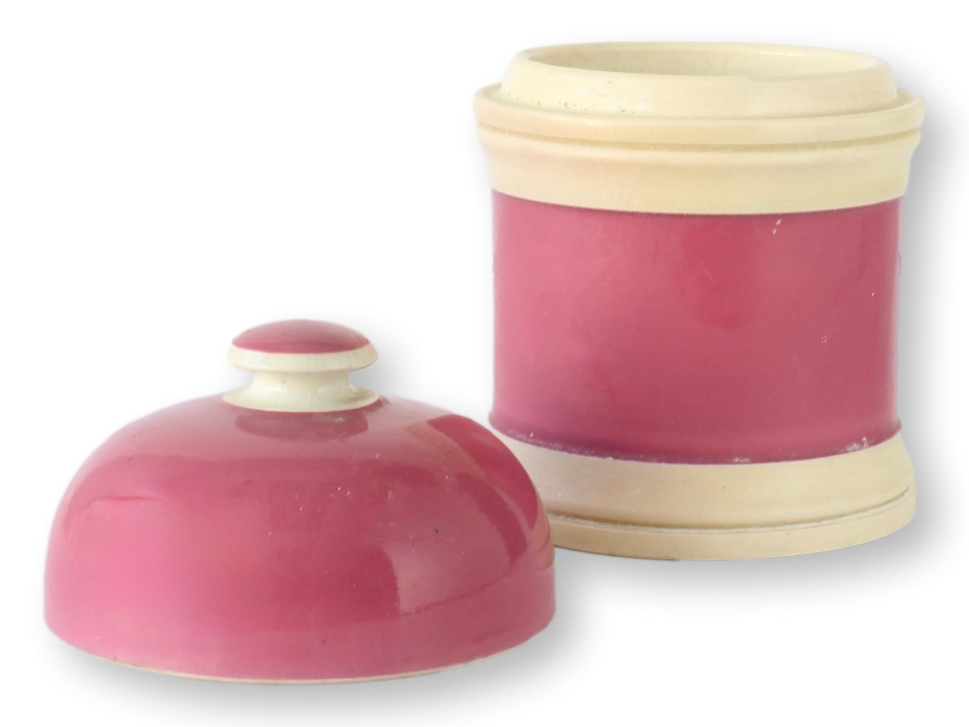 Antique French Pink Apothecary Jar