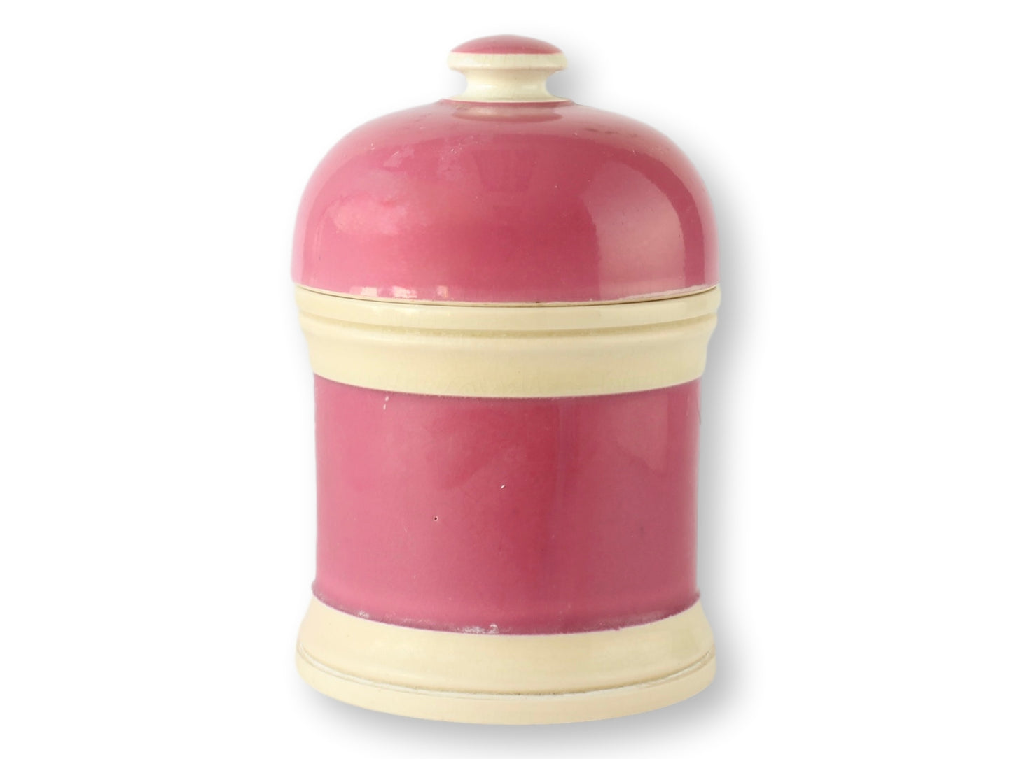 Antique French Pink Apothecary Jar