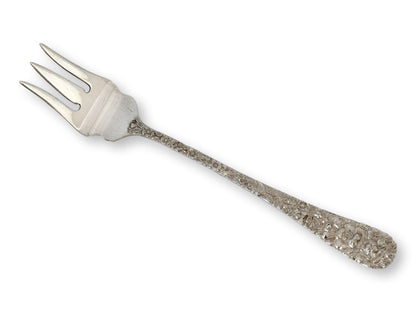 Kirk Stieff Rose Pattern Sterling Silver 3-Tine Serving Fork