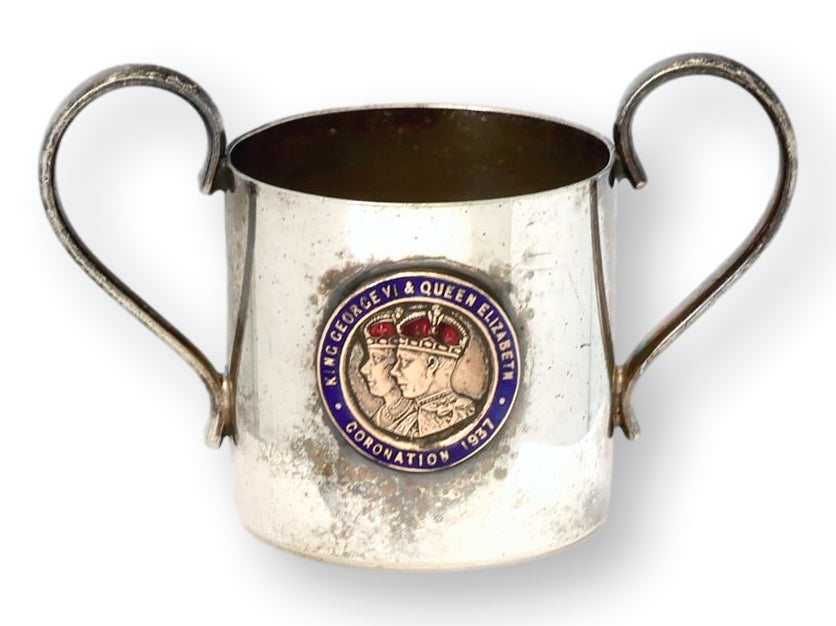 King George VI & Queen Elizabeth Coronation Mini Trophy Cup