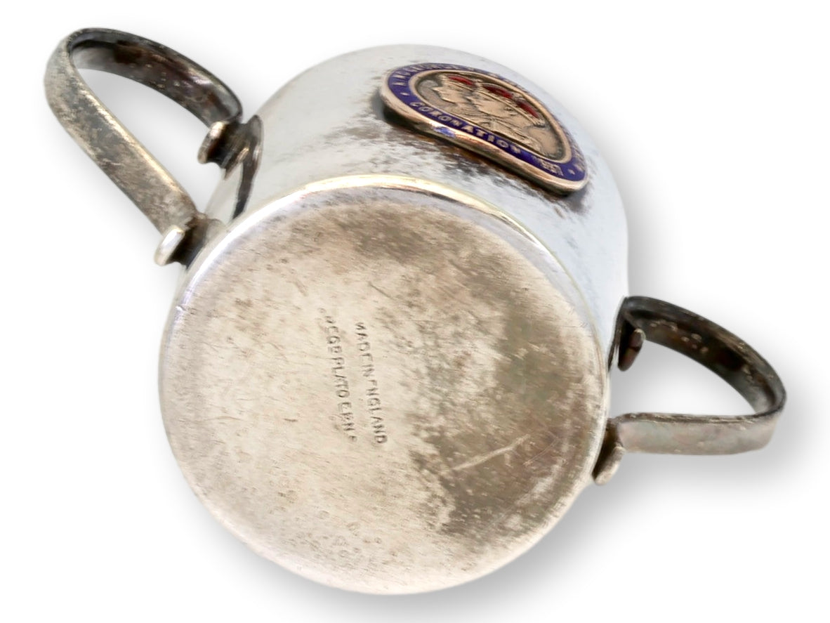 King George VI & Queen Elizabeth Coronation Mini Trophy Cup