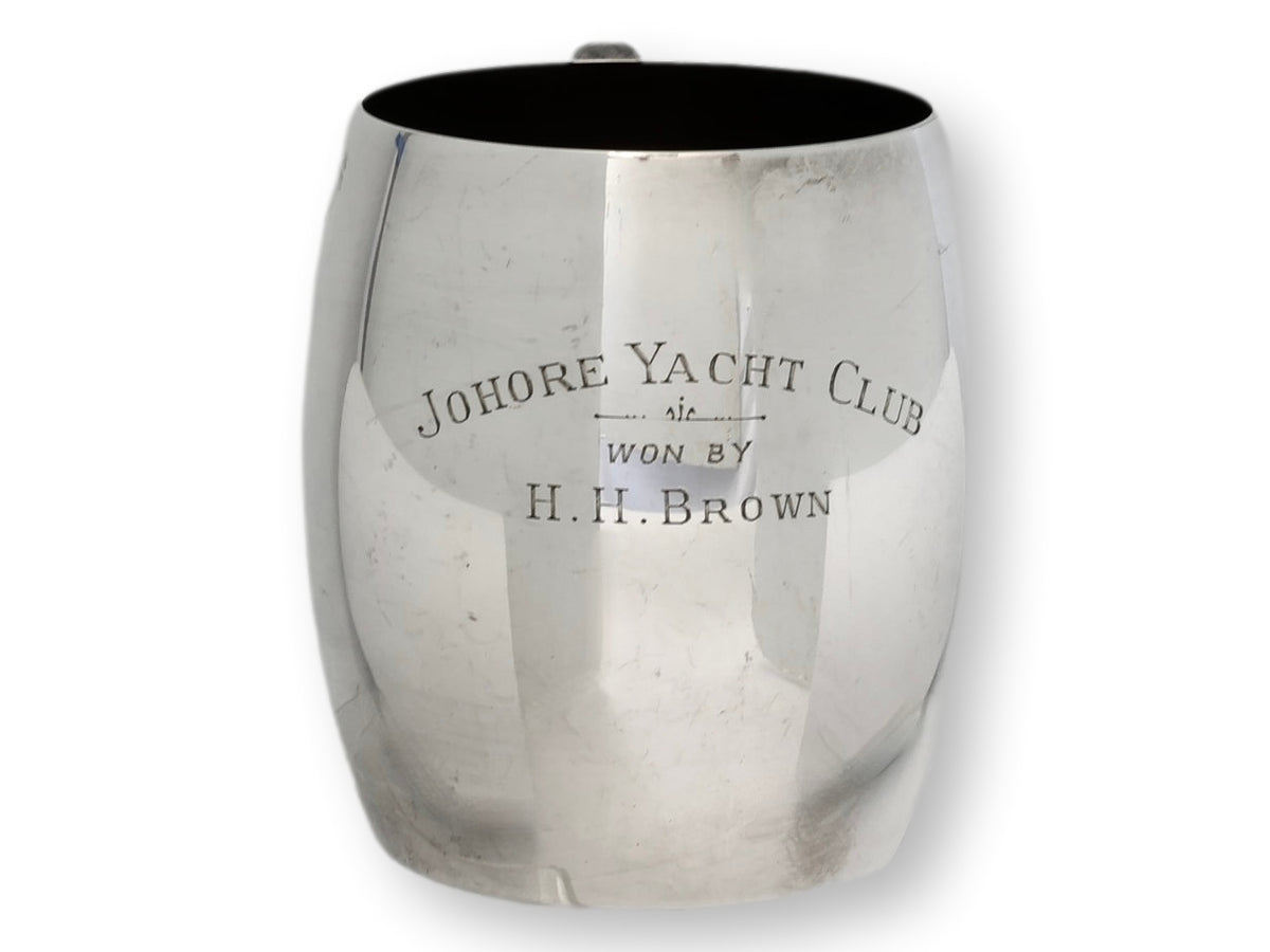 Silverplate Yacht Club Trophy Mug