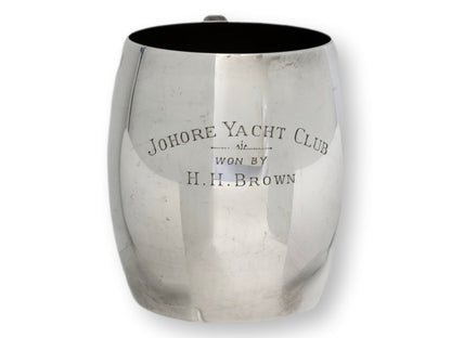 Silverplate Yacht Club Trophy Mug