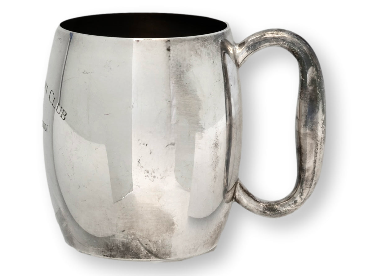 Silverplate Yacht Club Trophy Mug