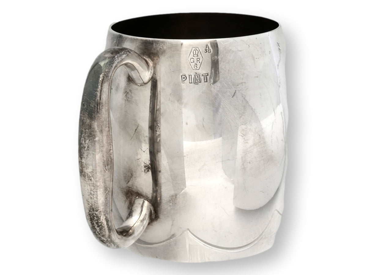 Silverplate Yacht Club Trophy Mug