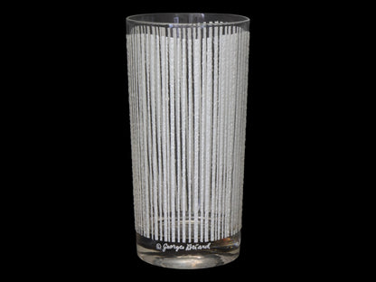 Georges Briard “Icicle White” Highball Glasses – Set of 8