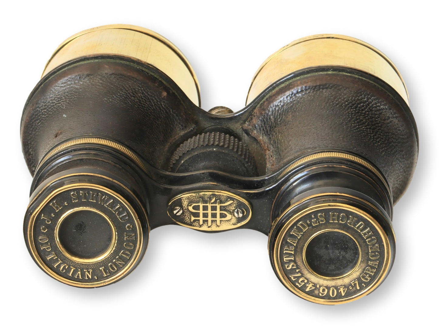 Antique English Brass Field Glasses