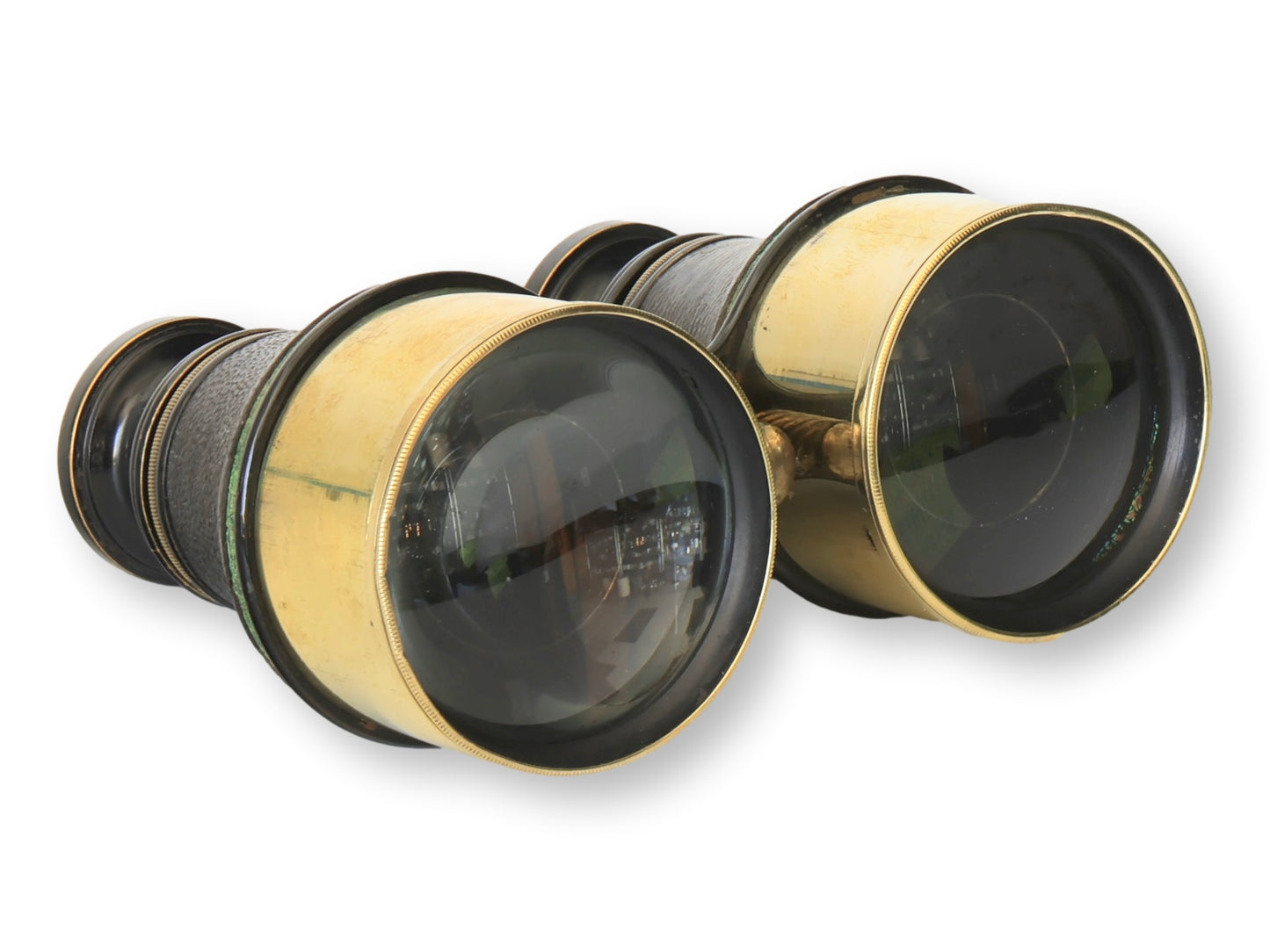 Antique English Brass Field Glasses