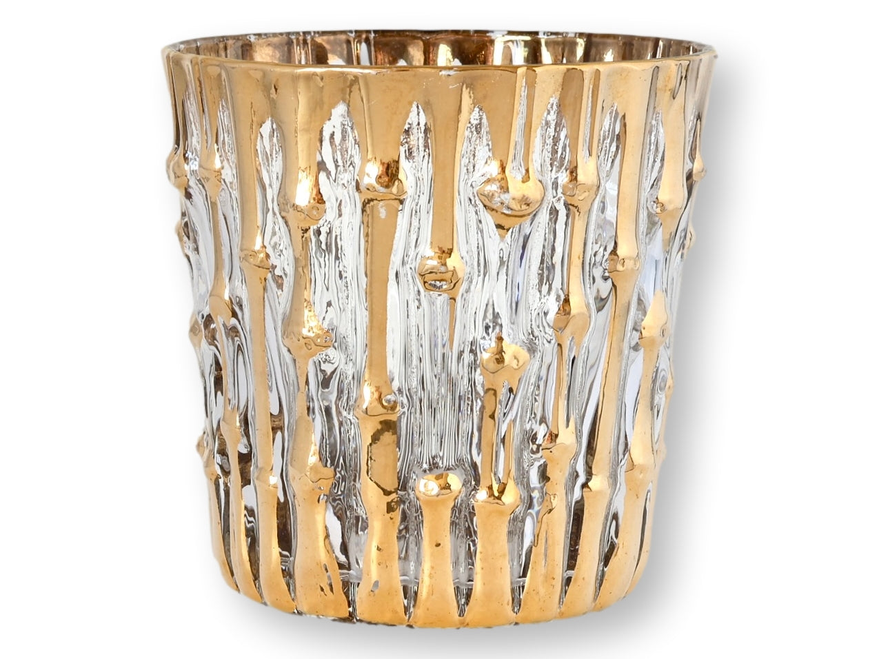 1960s Imperial Glass Bamboo Tumblers, Set of 5