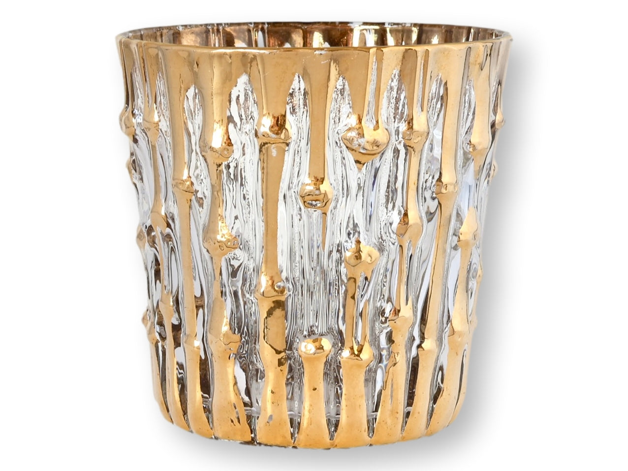 1960s Imperial Glass Bamboo Tumblers, Set of 5