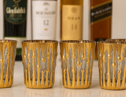 1960s Imperial Glass Bamboo Tumblers, Set of 5