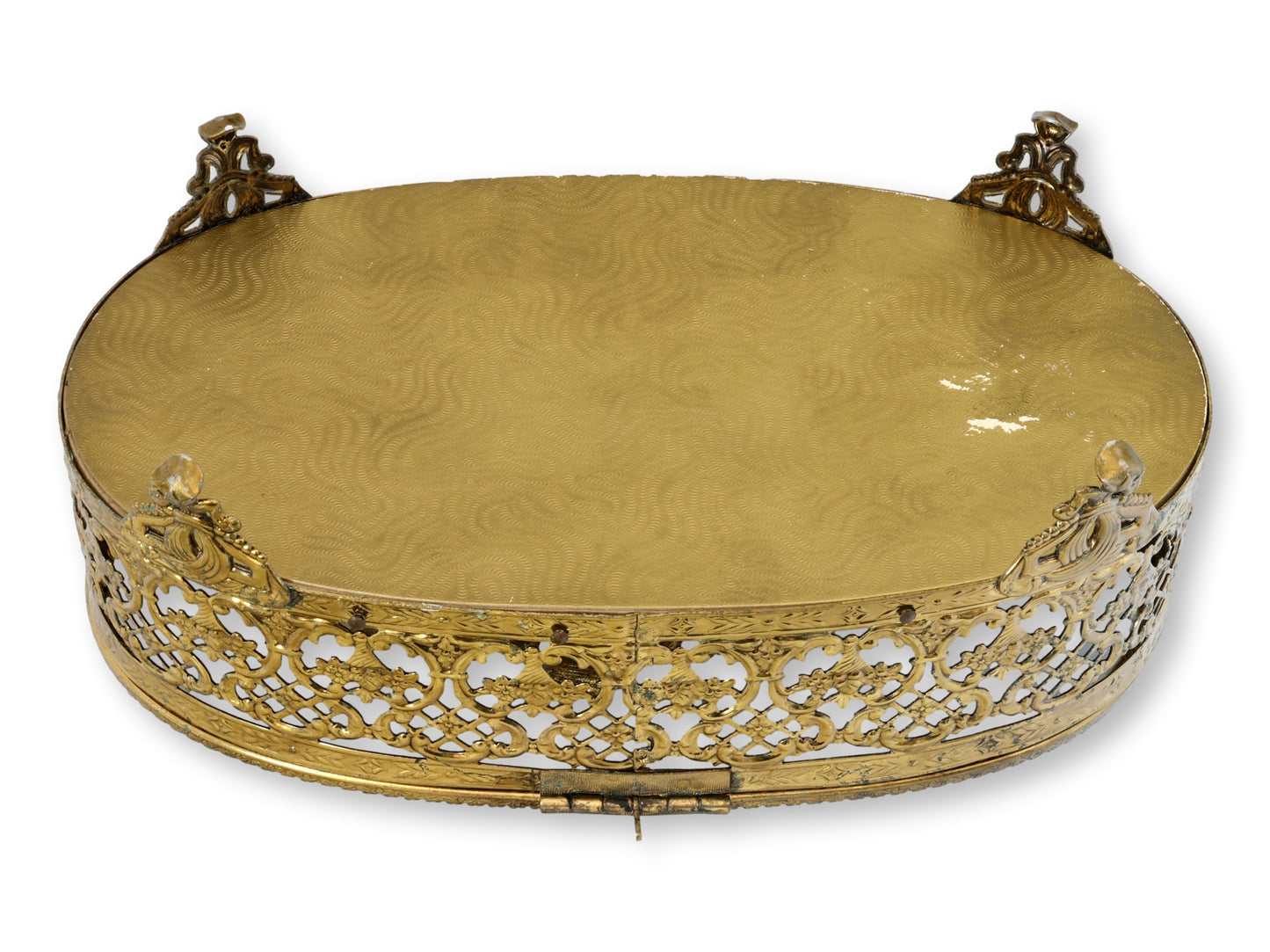 Midcentury Ormolu Jewelry Casket