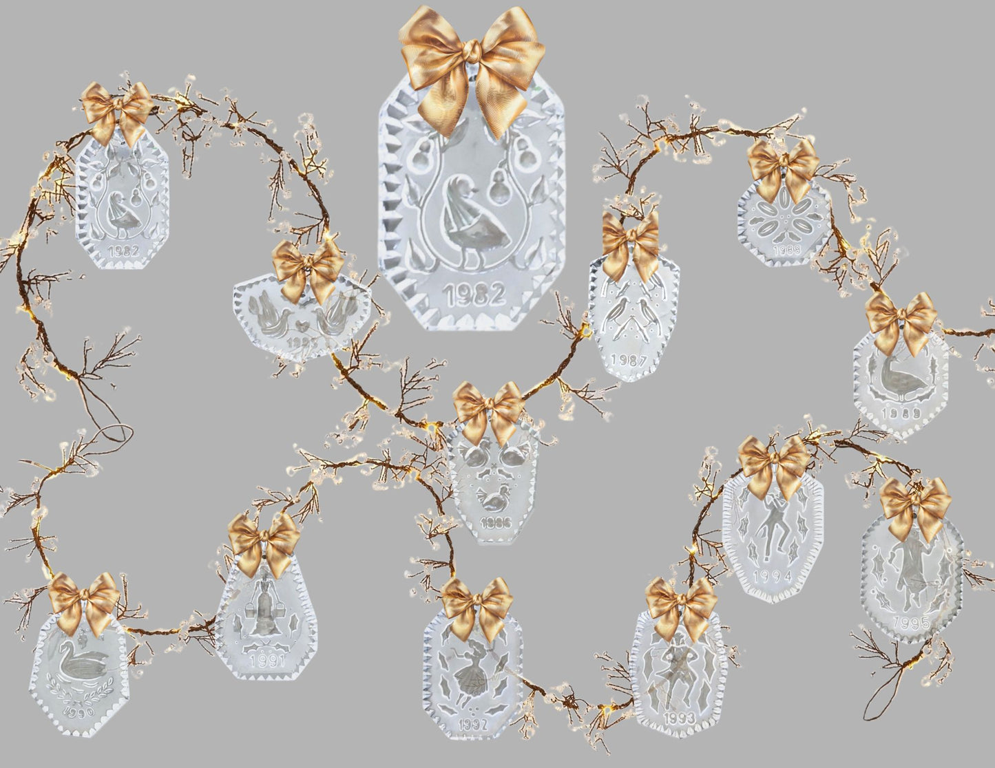 Waterford “12 Days of Christmas” Complete Ornament Set