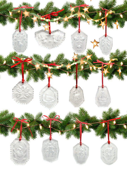 Waterford “12 Days of Christmas” Complete Ornament Set
