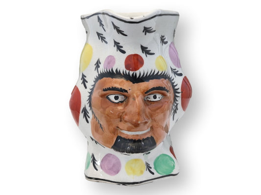 c.1840 Staffordshire Satyr Mask Relief Jug