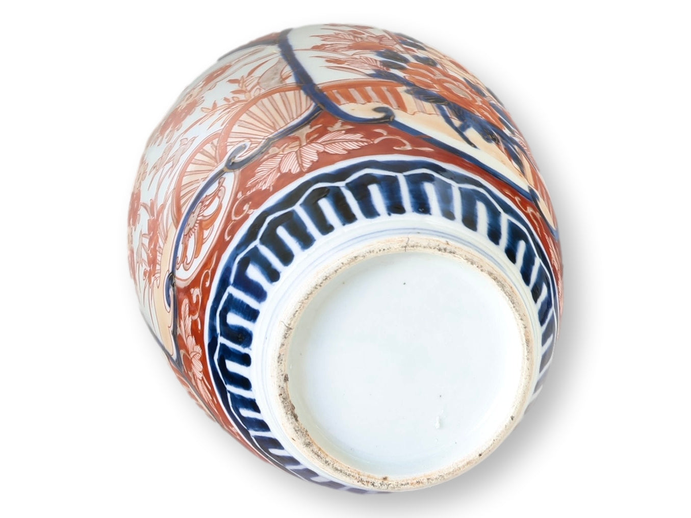 C. 1880s Japanese Meiji Imari Porcelain Vase