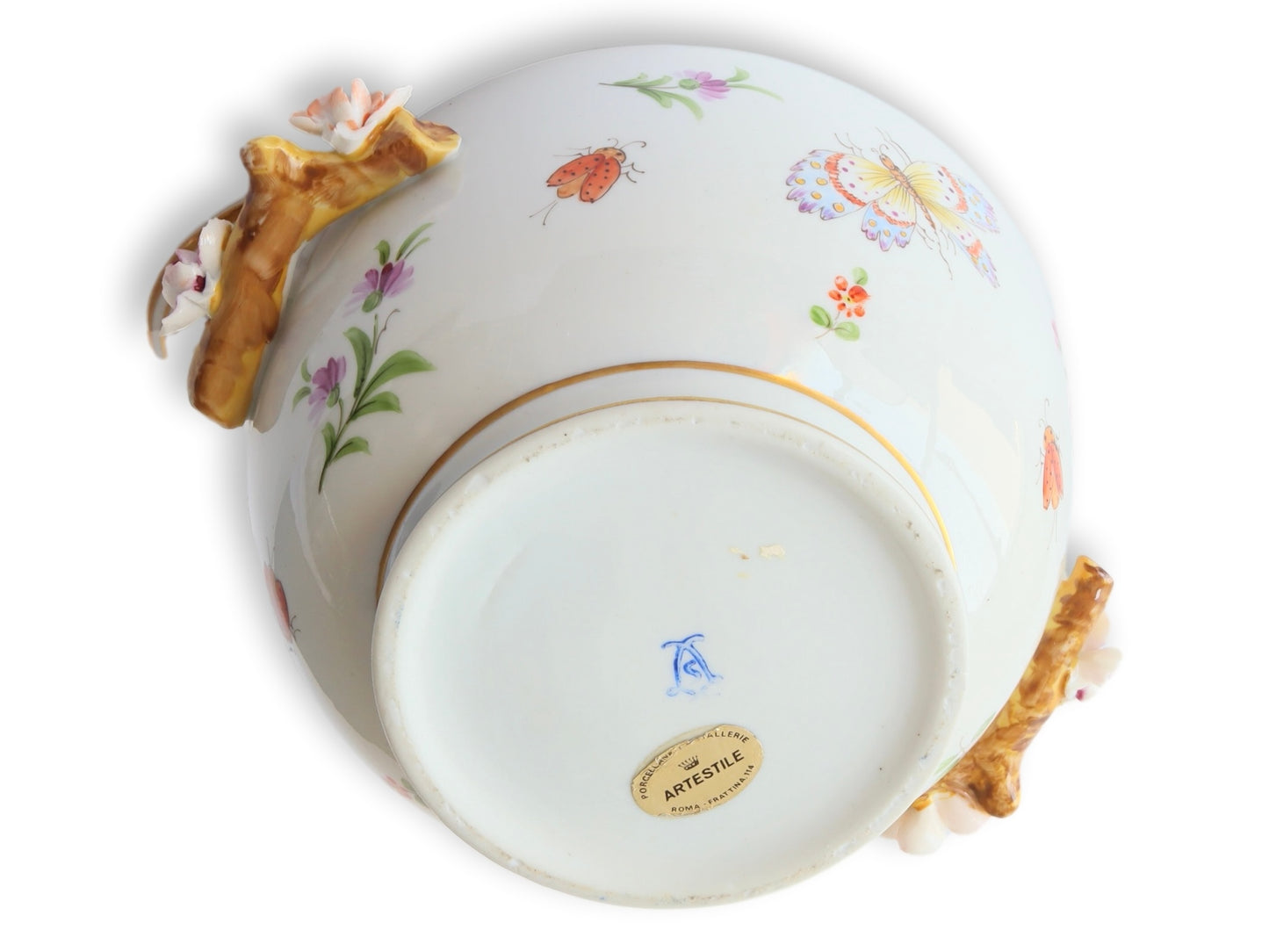 Italian Porcelain Butterfly & Bird Lidded Tureen – Artestile Roma