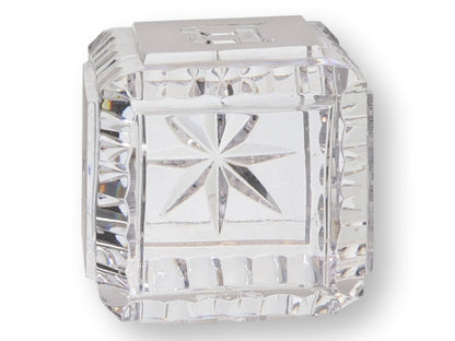 Vintage Waterford Cut Crystal "Baby" Alphabet Blocks